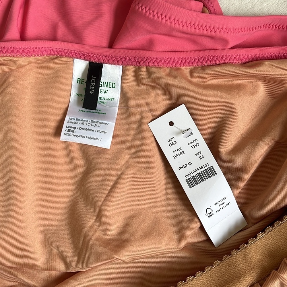 J. Crew Women’s Plus Size Scoopneck One Piece Swimsuit Size 24 - Picture 6 of 9